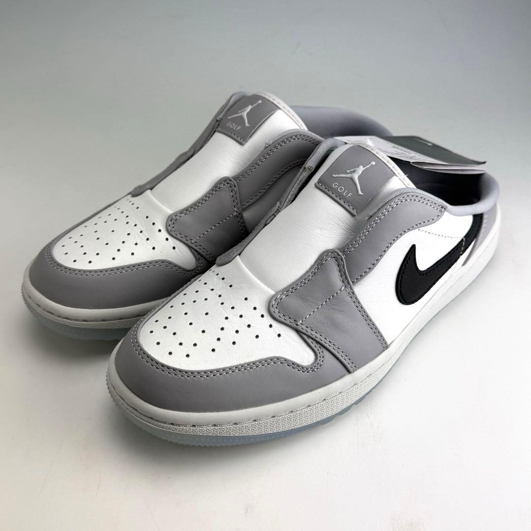 25cm ナイキ エアジョーダン1 ミュール \"ウルフグレー\" ゴルフシューズ