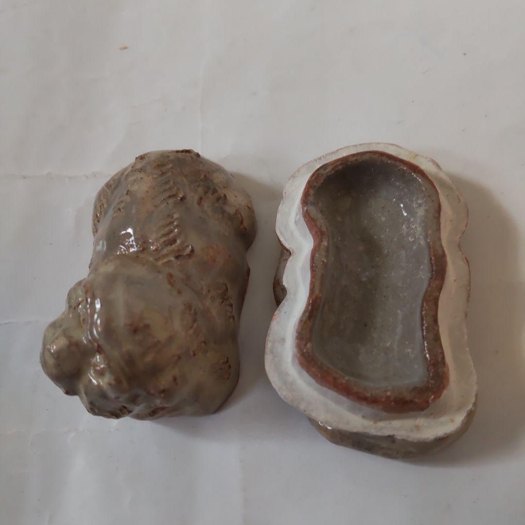 七十四代 朝日豊斎 作 干支 申 陶器製 香合 共箱 茶道具 美品 です。