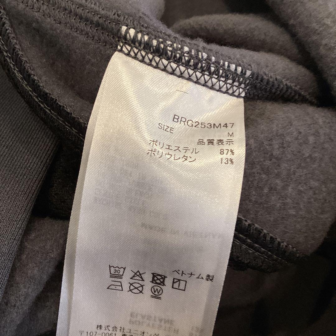 新品　BRIEFING MEN’S LOGO HOODIE チャコールM