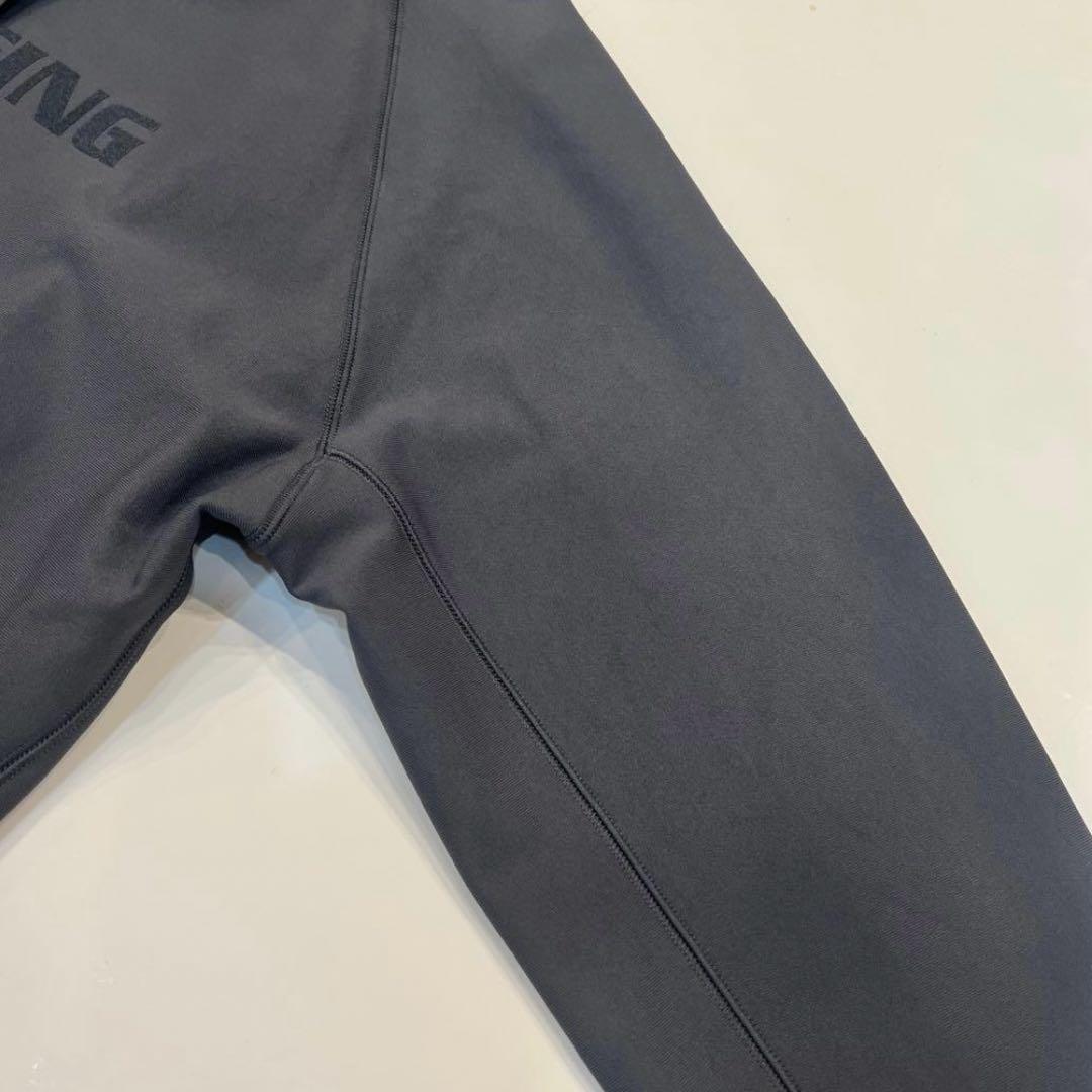 新品　BRIEFING MEN’S LOGO HOODIE チャコールM