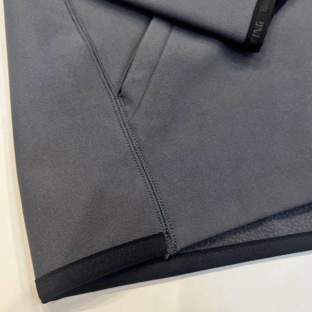 新品　BRIEFING MEN’S LOGO HOODIE チャコールM