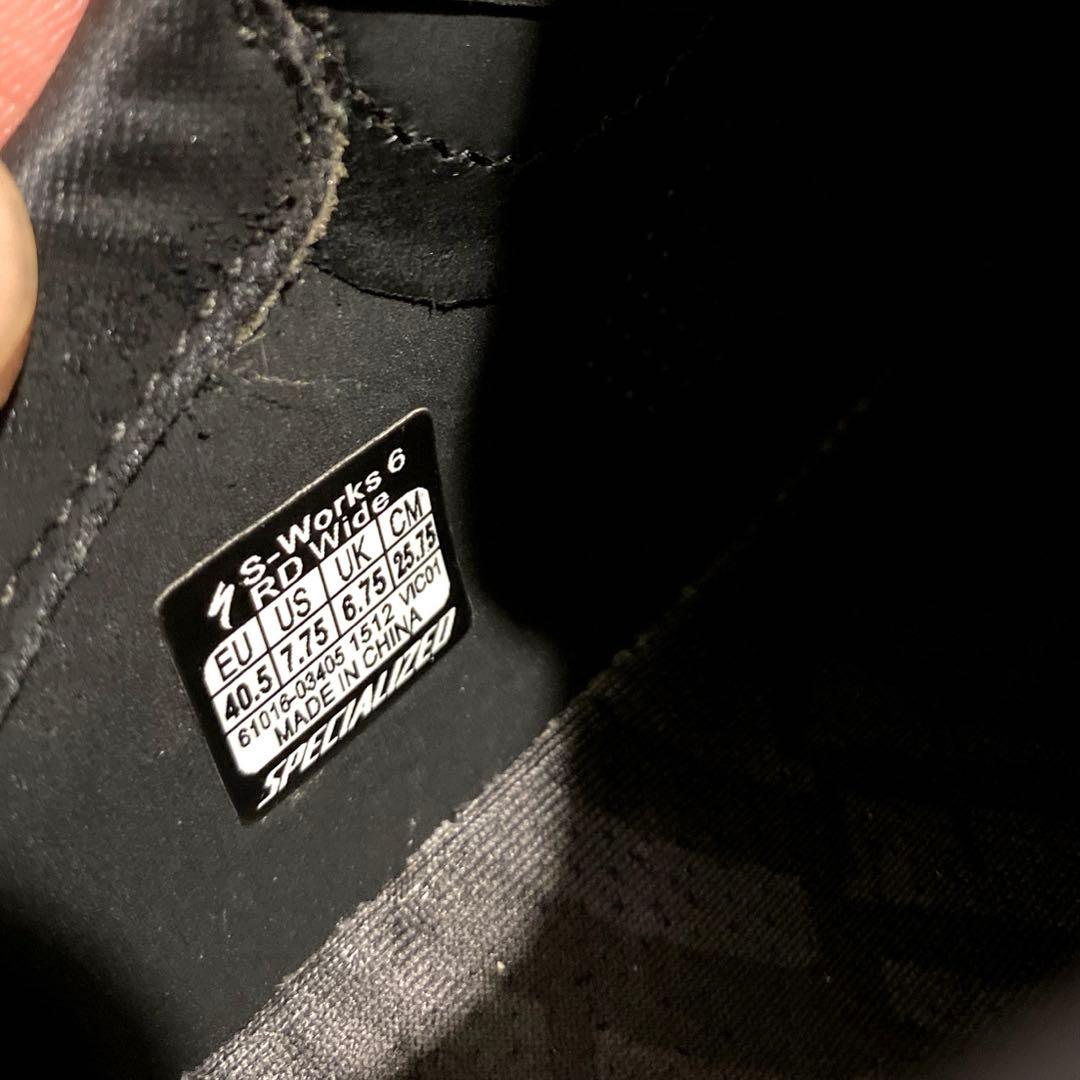 S-WORKS6 サイズ40.5=25.75