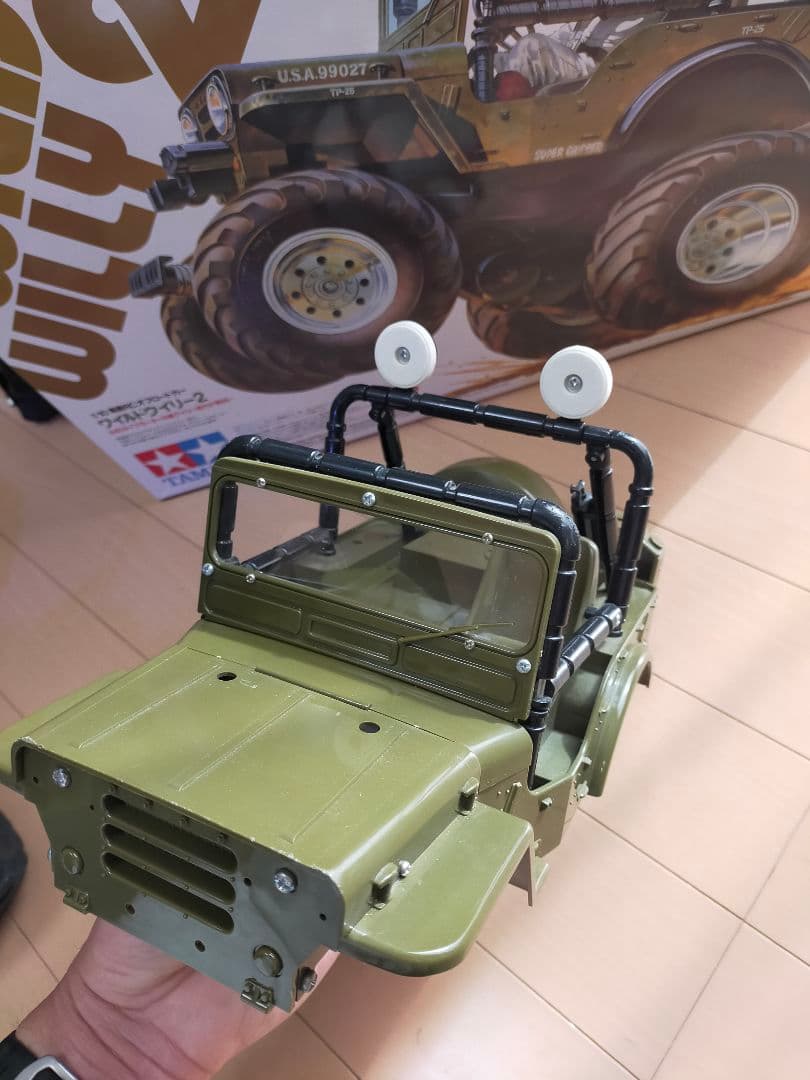 タミヤ　ワイルドウイリー2 とフタバ3PMプロポ　中古　ジャンク扱い