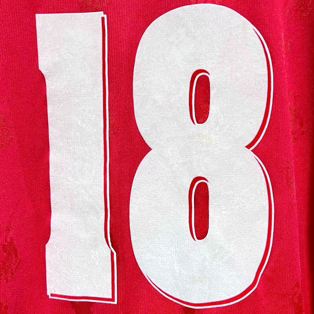 【当時物/長袖】96/97 リヴァプールFC ♯18 オーウェン【Lサイズ相当】