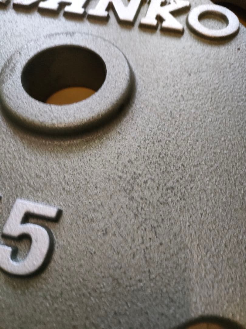 7/0603m02 IVANKO 45ポンド ダンベルプレート　2枚