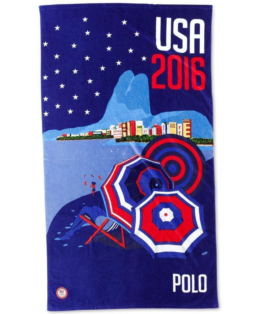 ポロラルフローレン ビーチタオル Team USA Rio