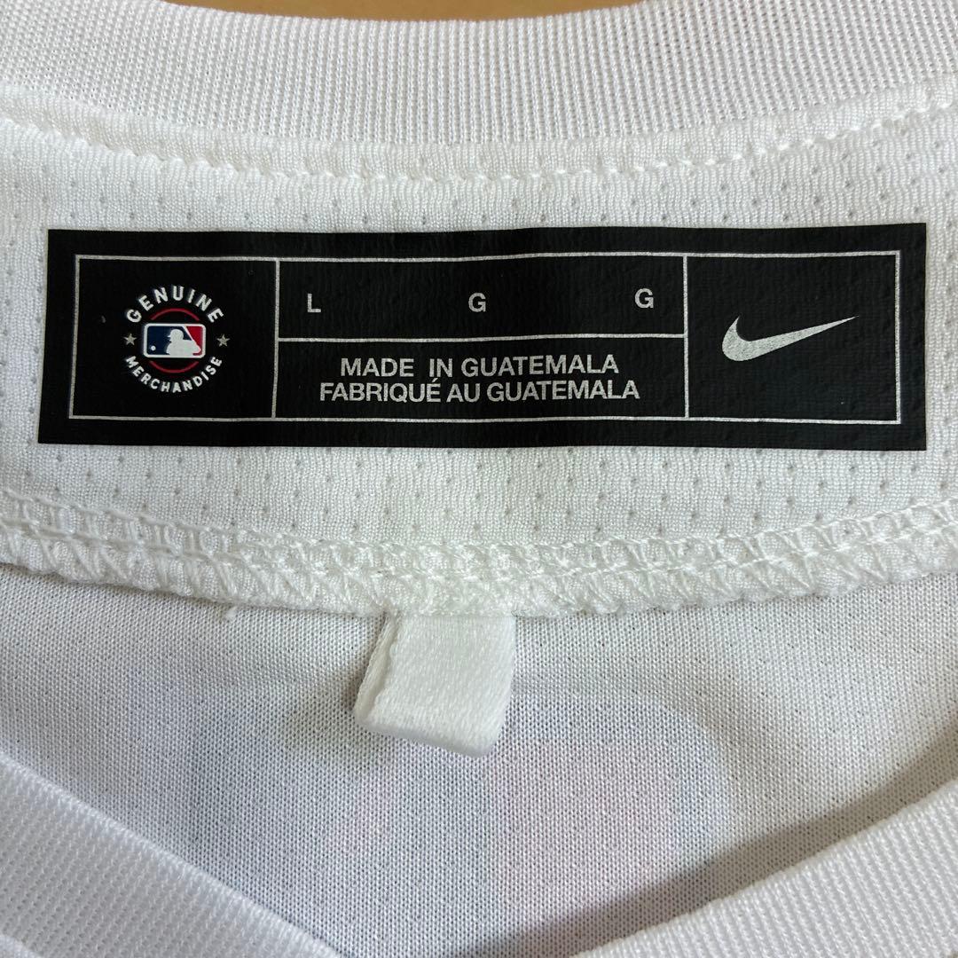 MLB ドジャース 大谷翔平 WSパッジ サイン刺繍 リミテッドユニフォーム L