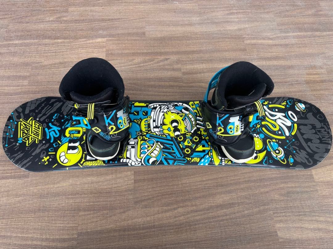 キッズスノーボード3点セット90cm K2 MINI TURBO ブーツ付き美品