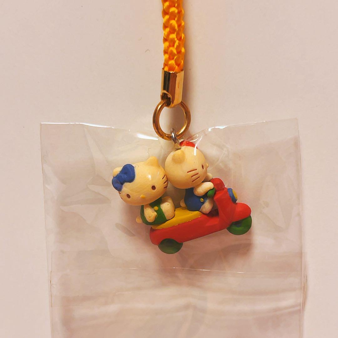 希少レア　ハローキティ　ミミィ　根付け　ネツケ　2002年製 クルマ　サンリオ