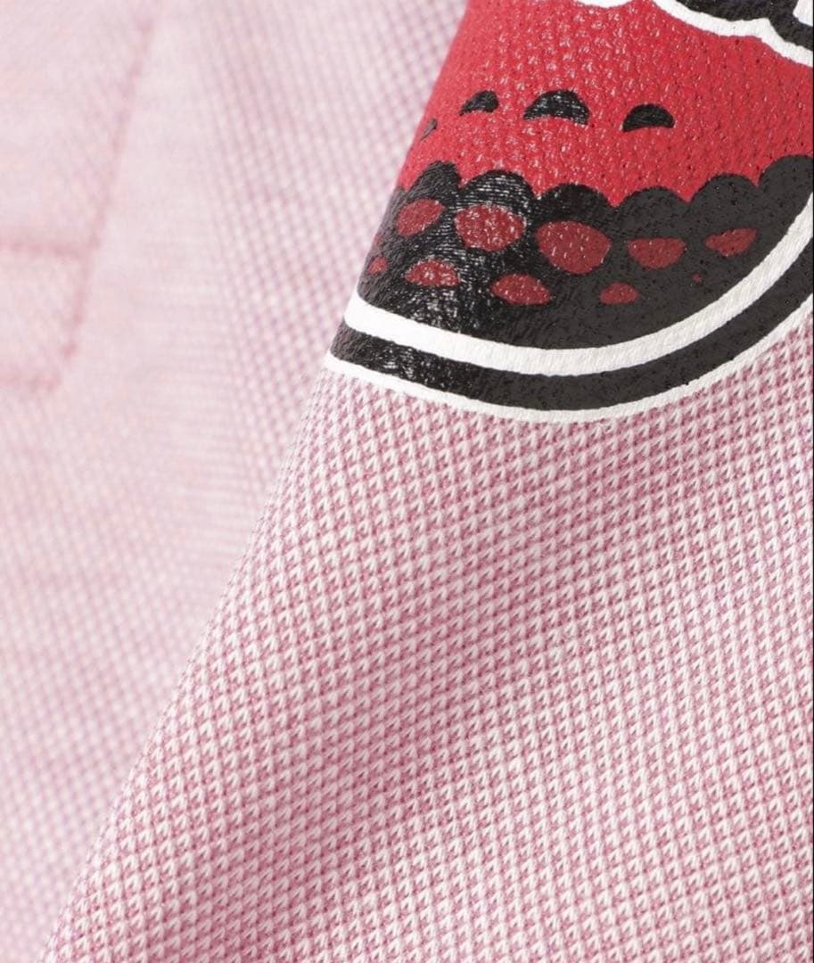 BEAMS GOLF フルーツロゴ クレリックポロシャツ