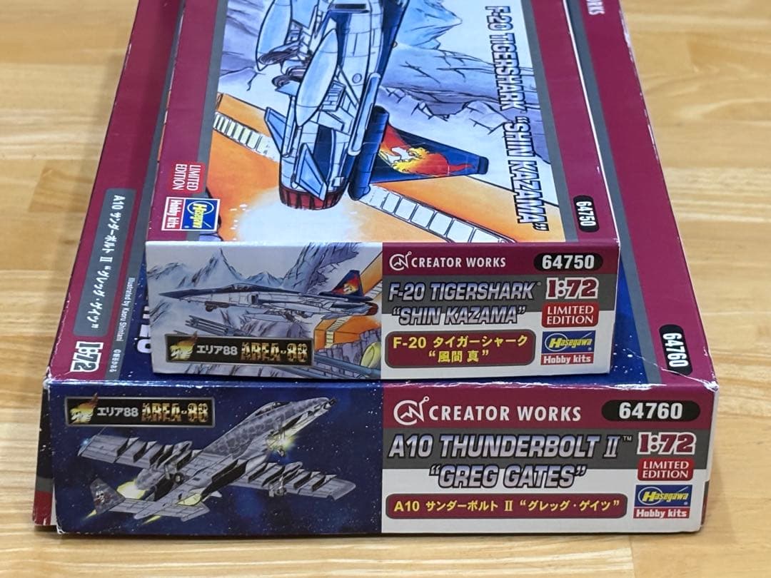 ハセガワ 1/72 エリア88 A-10サンダーボルトF-20タイガーシャーク