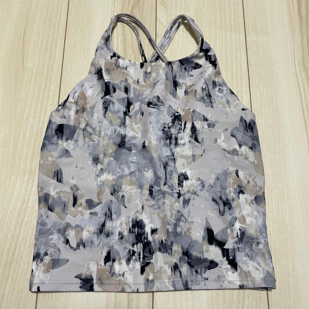 julier ヨガウェアセット 花柄　グレー　0サイズ