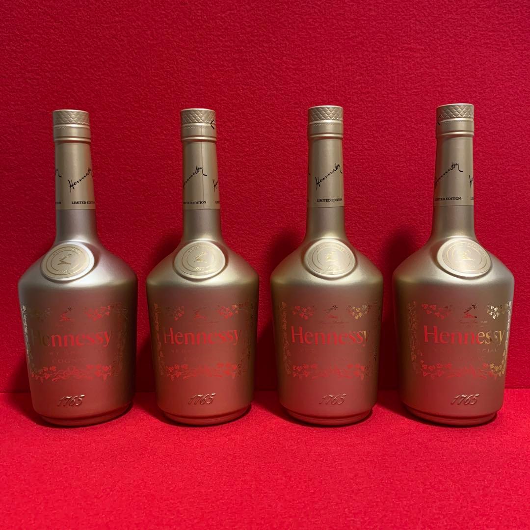 ⭐️限定品⭐️金ピカボトル⭐️ヘネシー⭐️ゴールド⭐️レア⭐️未開封⭐️4本⭐️豪華絢爛⭐️VS⭐️