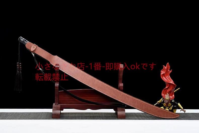 一体刺繍春刀紫霞（焼き紫金）古兵器 武具 刀装具 日本刀 模造刀 居合刀