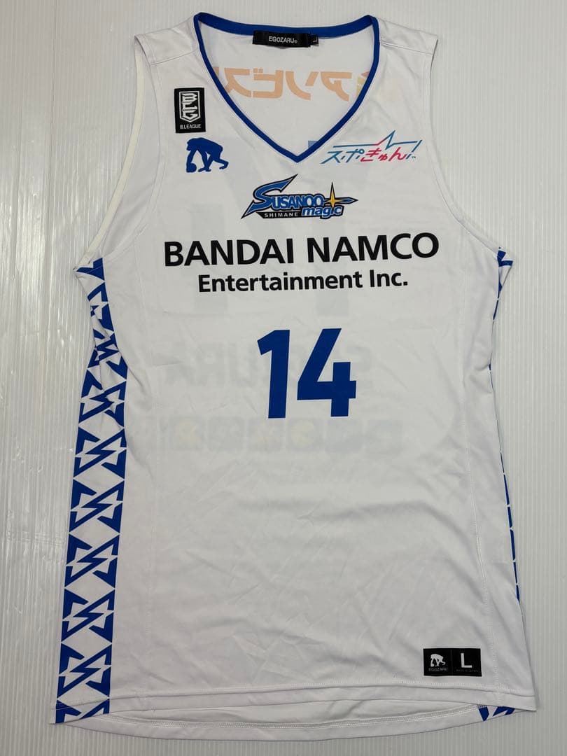 島根 スサノオマジックユニフォーム Tシャツ 杉浦 佑成選手 14 Lサイズ