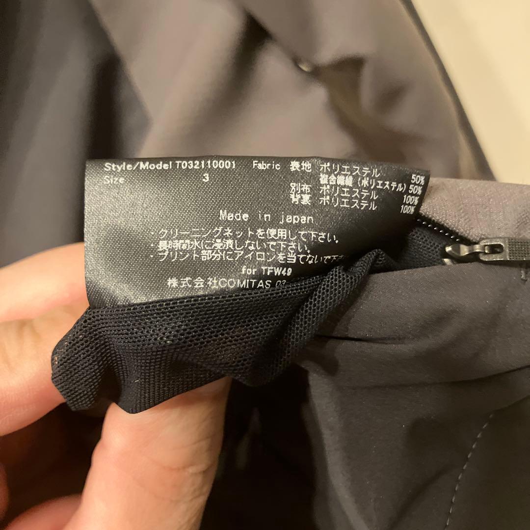 メンズウェア TFW 49 junhashimoto SIDE MESH 2B JACKET3