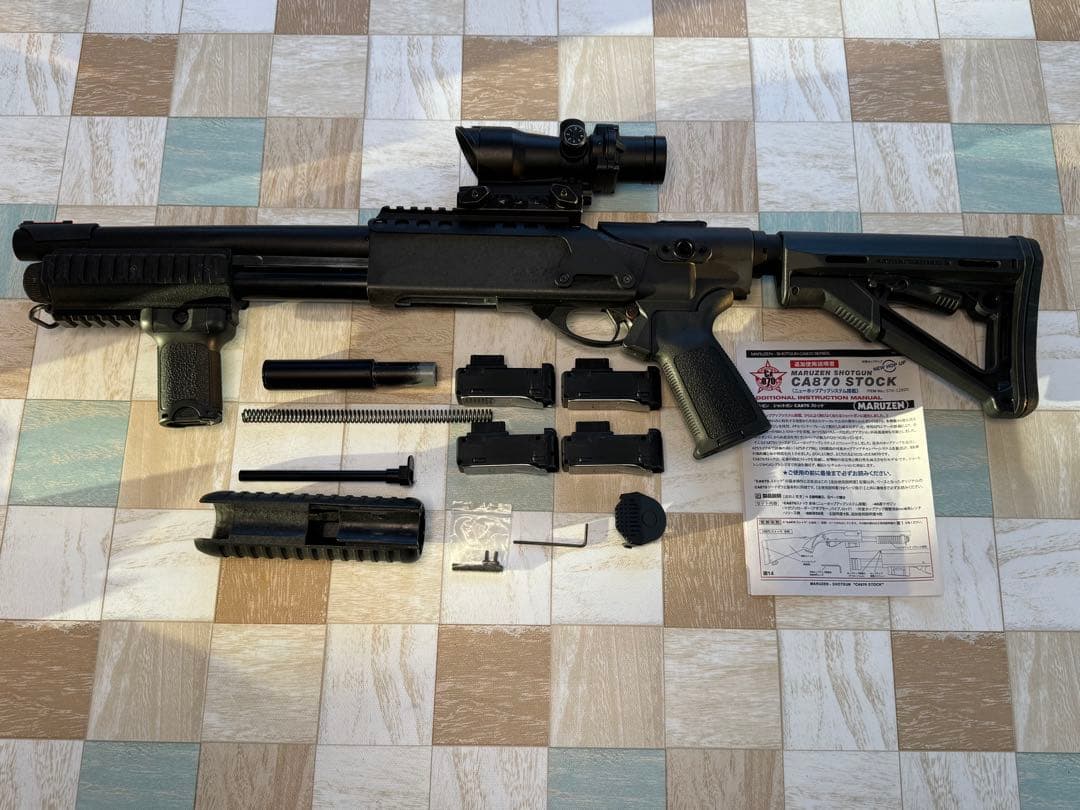 マルゼン　CA870 カスタム　4倍スコープ付き　ショートマガジン