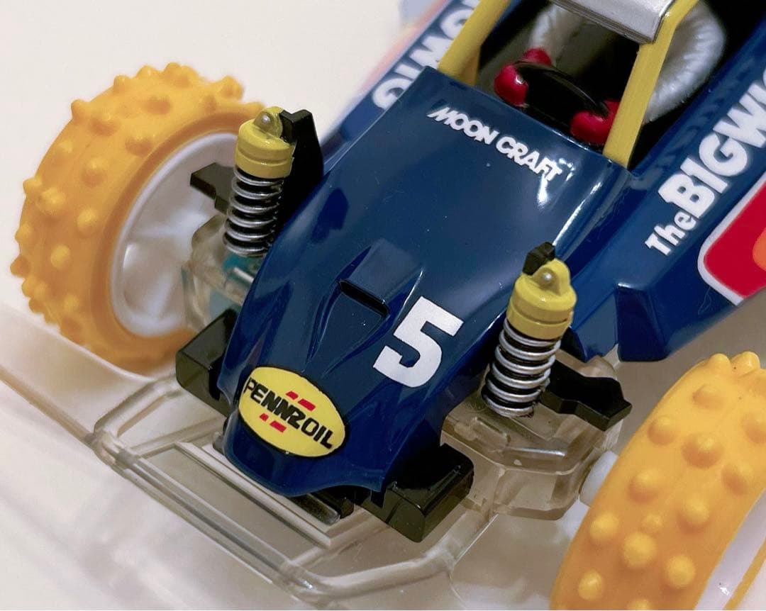 【絶版・透明シャーシ版・希少極美品・全塗装】タミヤ ビッグウィング ミニ四駆