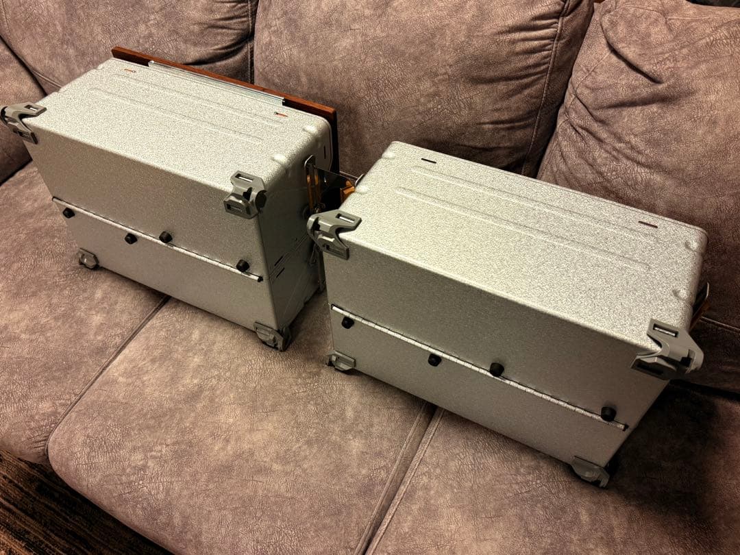 スノーピーク　シェルフコンテナ25 2段、脱着天板セット　特注