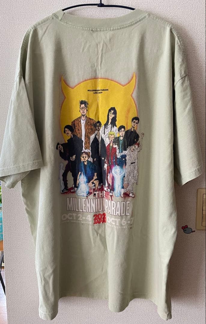 ミレパTシャツ XL ライトグリーン Millennium parade