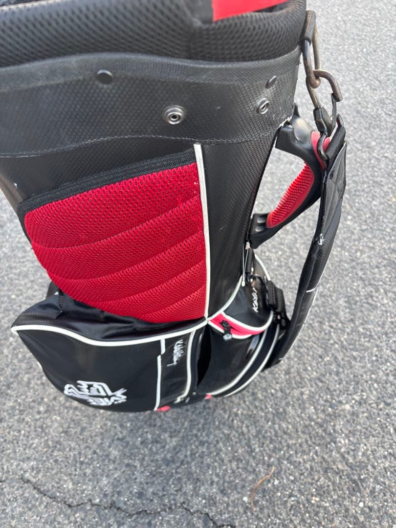 ゴルフバッグ・キャディバッグ 黒赤