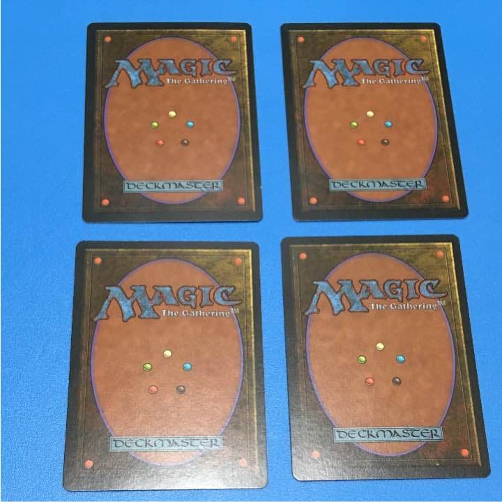 MTG デュアルランド Underground sea イタリア語版 4枚セット