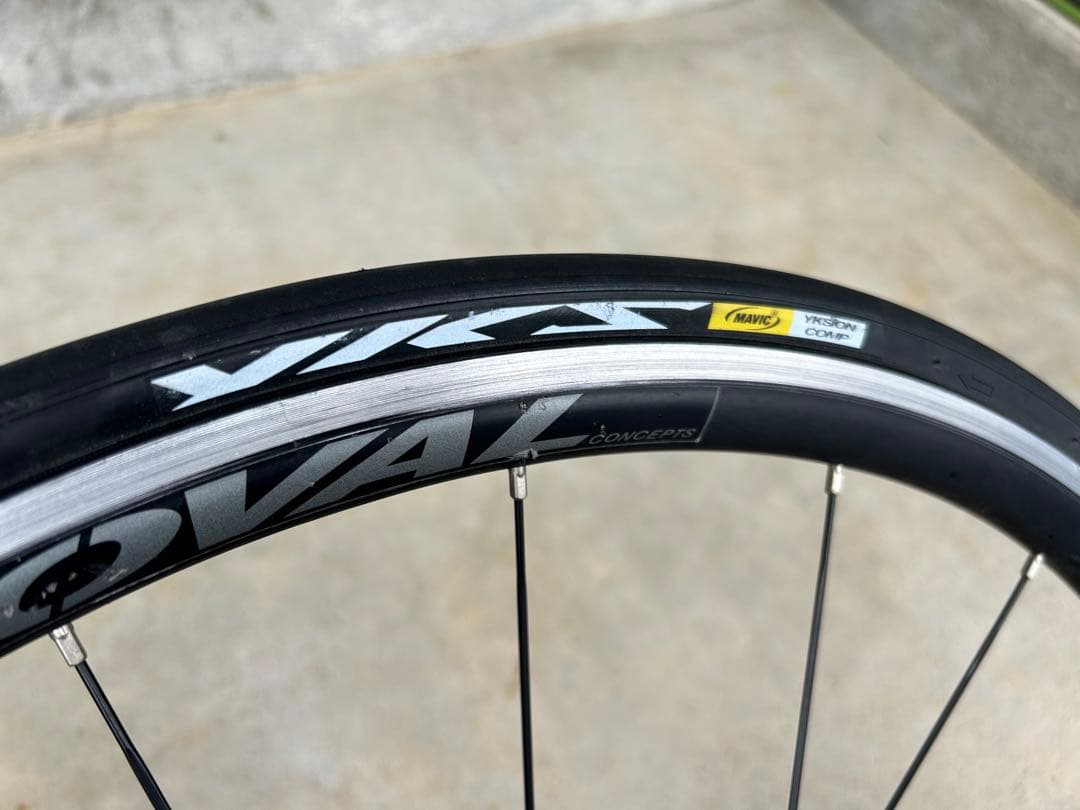 ロードバイクホイール前後　OVAL concept 327 700c