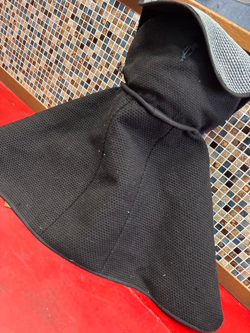 ◆ ジャパンアンティーク　消防団　防火頭巾　状態C