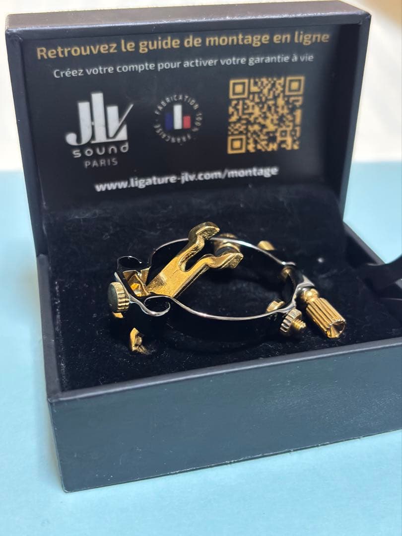 JLV Sound ソプラノサックスリガチャー プラチナ