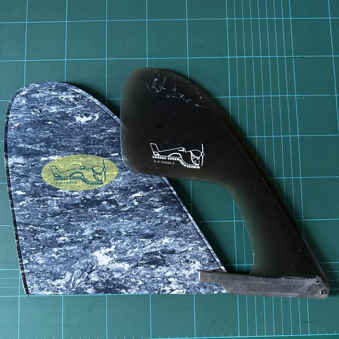 E GREENOUGH DESIGN 9.0\" STAGE 6 フィン