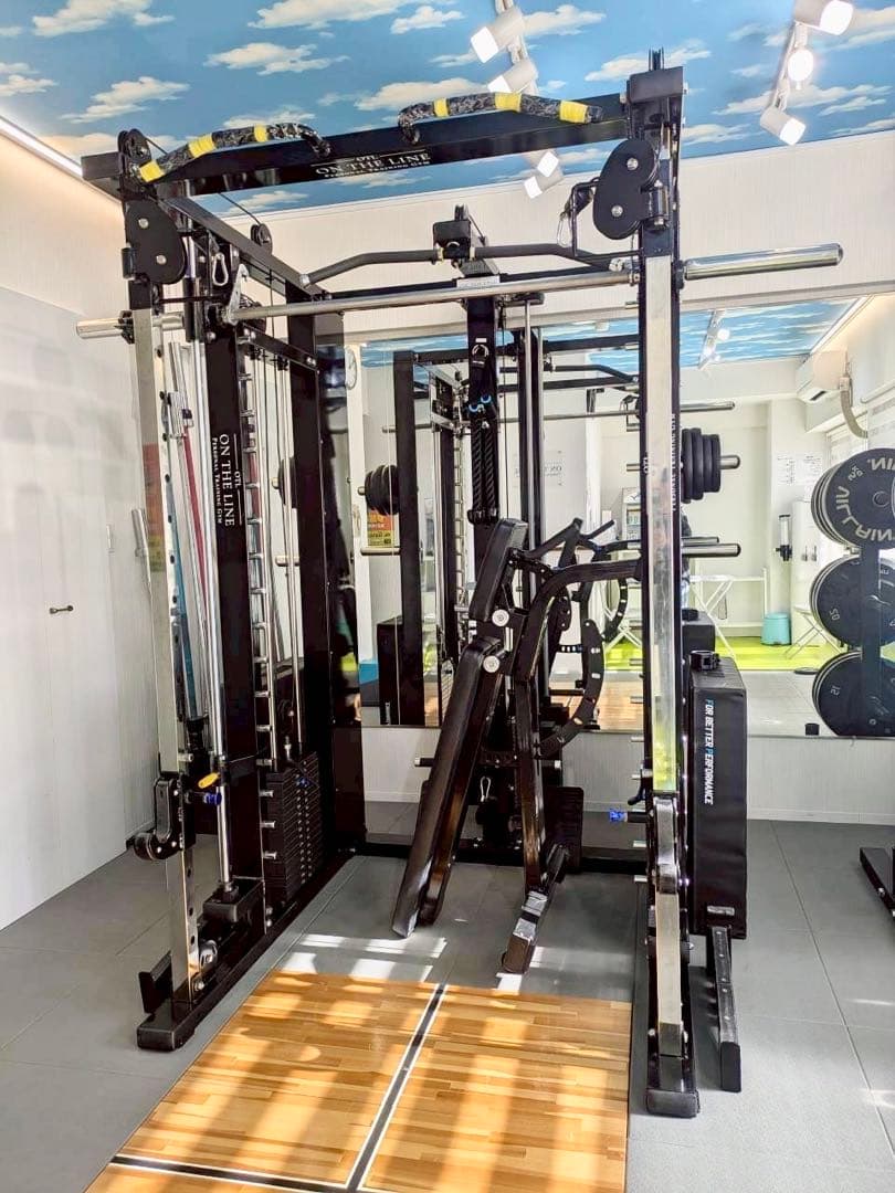 【引き取り限定】5in マルチスミスマシン、パワーラック、スミスマシン