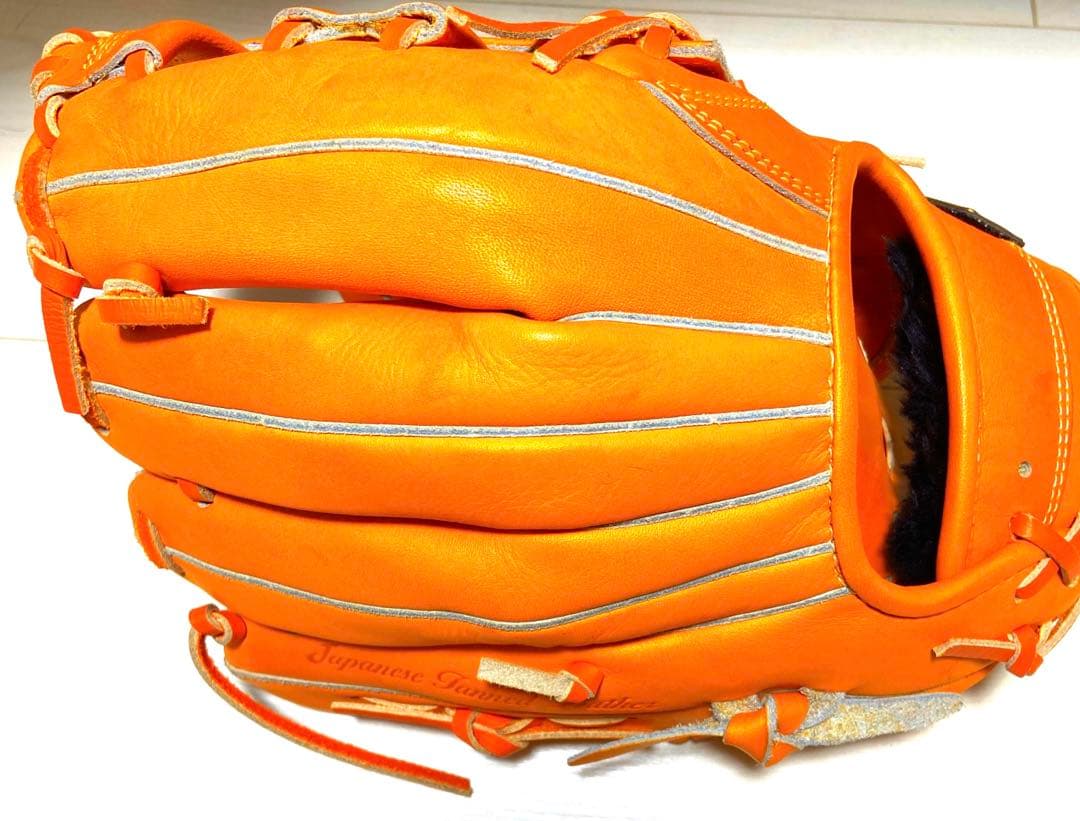 ZETT NEO STATUS 軟式グローブ オレンジ