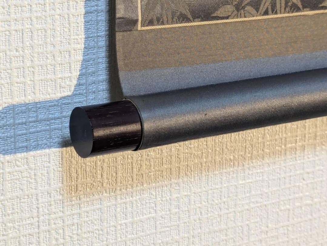 【真作】掛軸　漢詩書　書画美品　趣ある筆致と構成美　風格ある書　合箱入　T126