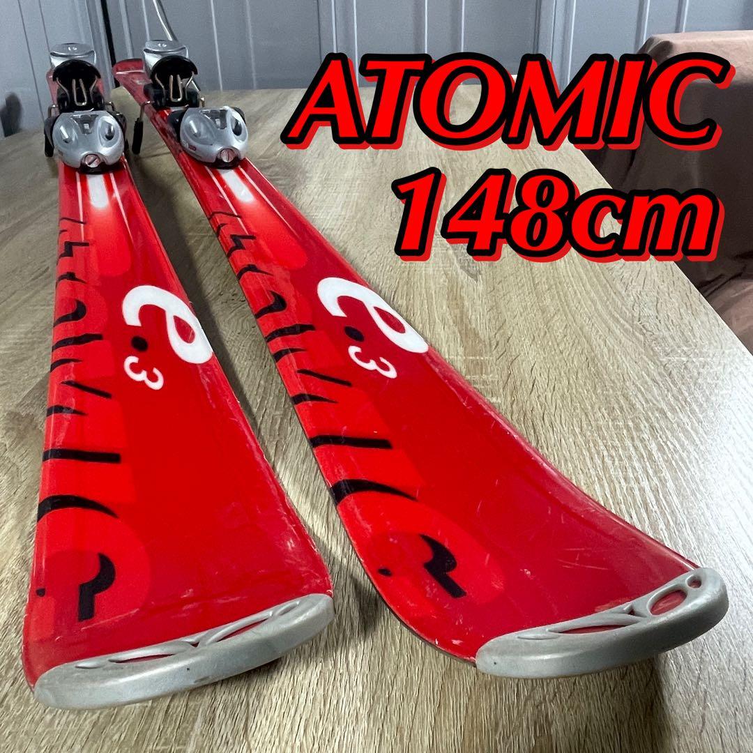 ATOMIC（アトミック）148cmケース付きスキー板スキーセット