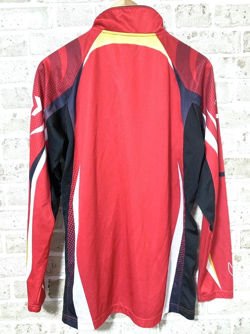 24時間以内/早い者勝ち ダイワ メンズ アイスドライ メッシュシャツ XL 赤