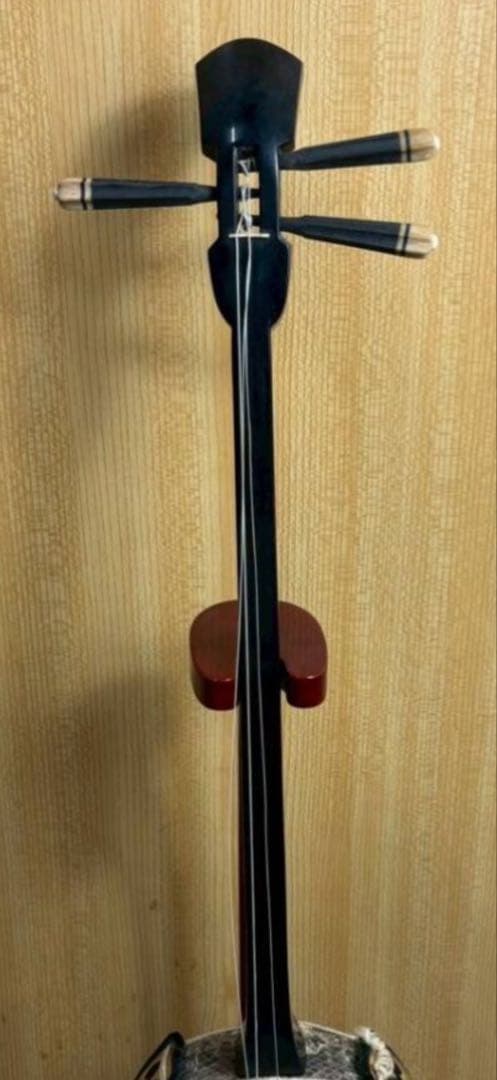 三線の棹　黒 3弦