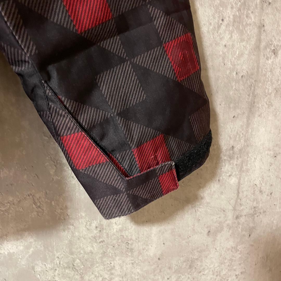 BURTONバートンスキージャケットスノーボードウェアパーカーフード黒ブラック赤