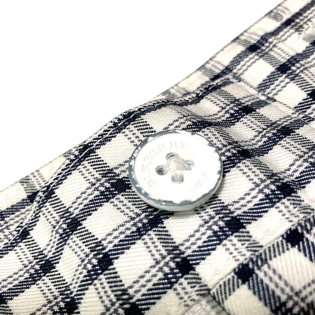 美品　ゴルフ　パンツ　BURBERRY チェック柄　ストレッチ スラックス 春夏