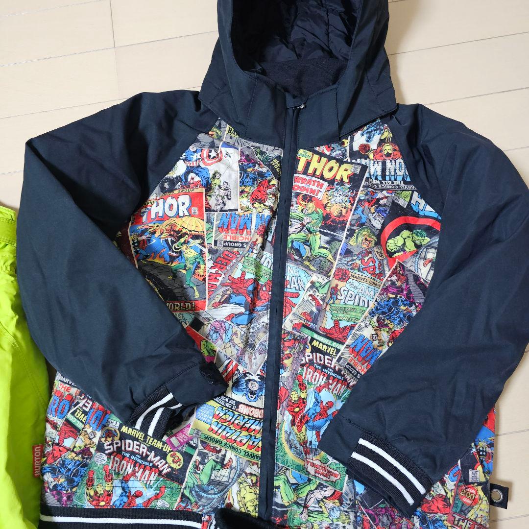 MARVEL　BURTON スノーボードウェアセット　おまけ付き