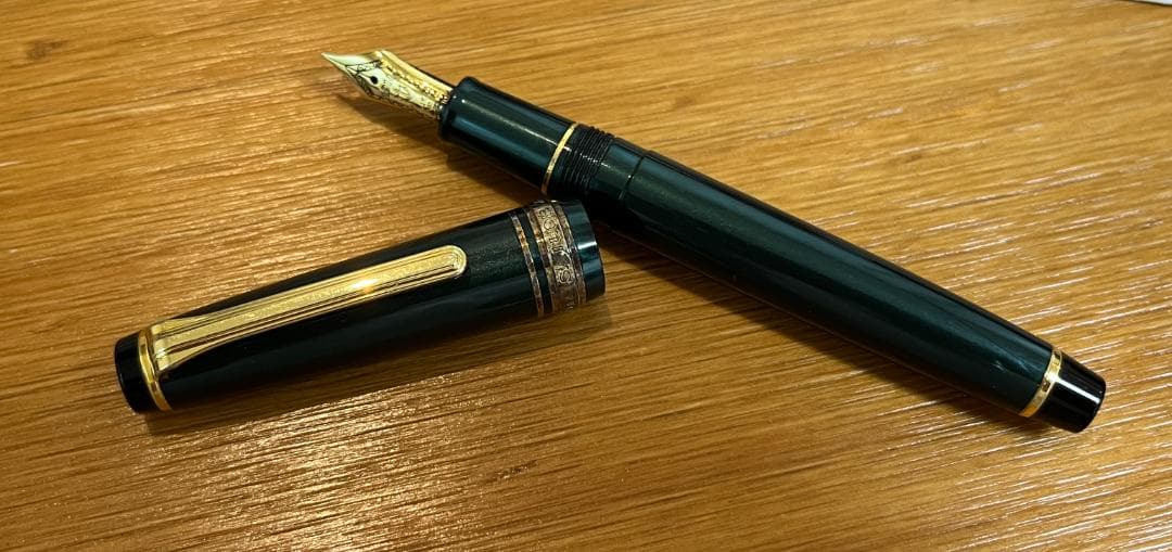 Sailor 万年筆 SHIKIORI 四季織 雪月空葉 万葉 14K