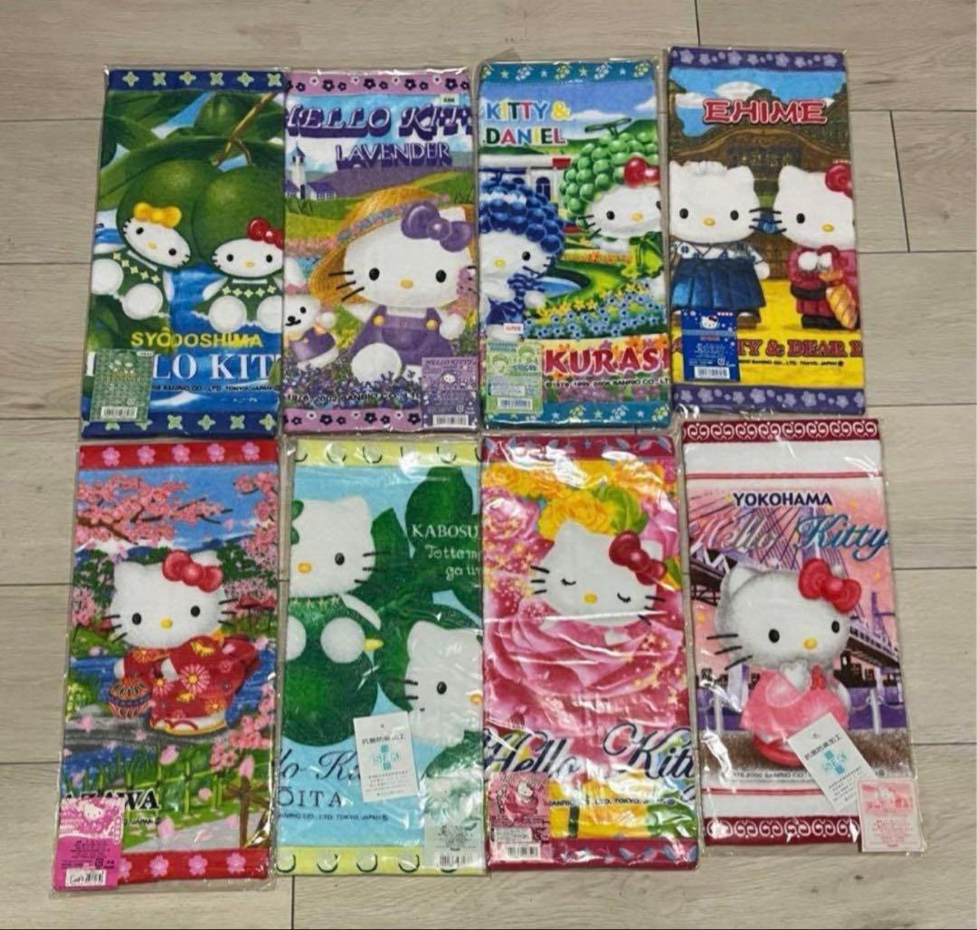 ハローキティご当地タオル／ハンカチ 24枚