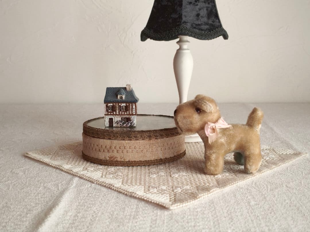 【Daisyさま】vintage teria ♡ 桃色ピンクりぼんの テリアさん