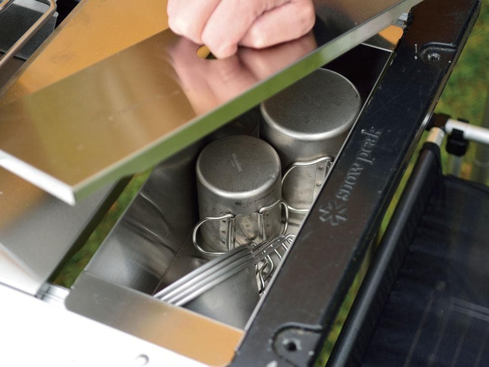 ステンボックスハーフ ＆ メッシュトレー ハーフ 深型 スノーピーク