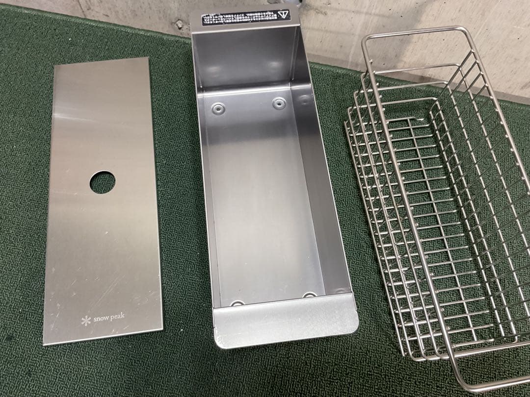 ステンボックスハーフ ＆ メッシュトレー ハーフ 深型 スノーピーク