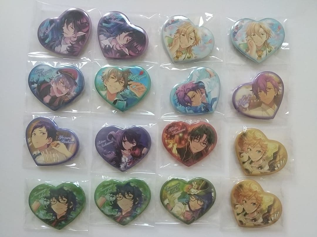 あんさんぶるスターズ あんスタ ハートカンバッジ ハート缶バッジ 缶バッジ
