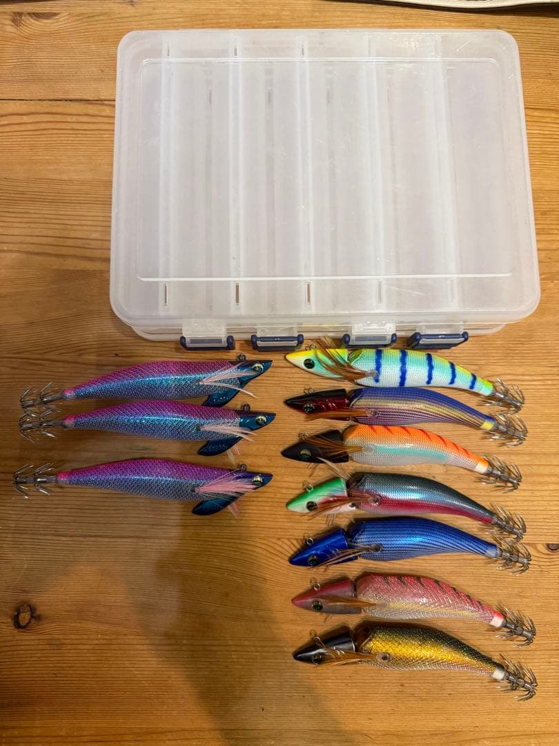 ダイワ　ティップラン用エギ　3.5号　10本　ケース付き