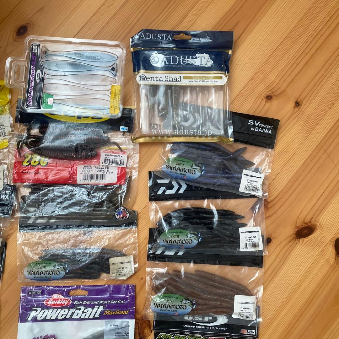 バス釣り　ワーム&ルアー　セット
