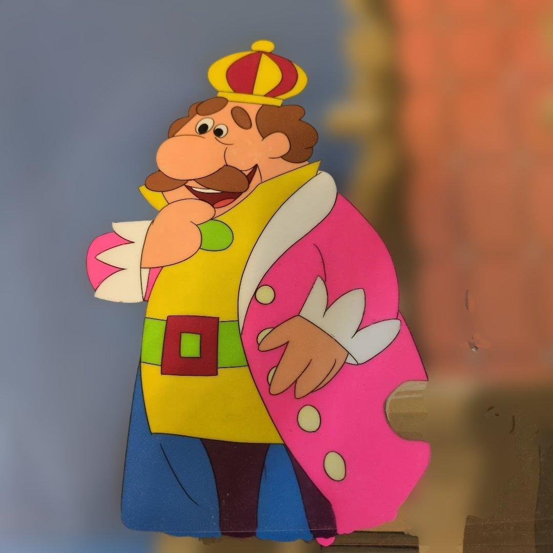 虫プロの遺産 なつかしの世界名作 アンデルセン物語 『裸の王様』セル画