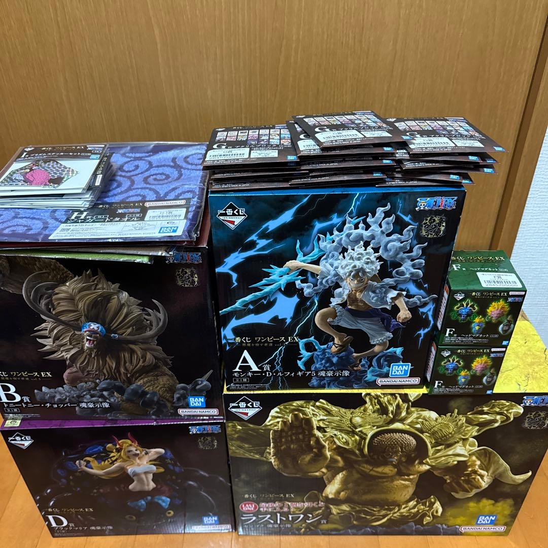 ワンピース 一番くじ フィギュア 魂豪示像 ニカ チョッパー マリア センゴク