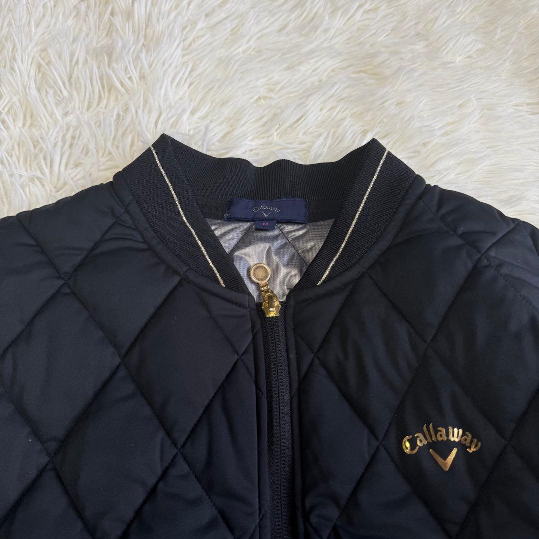 【キャロウェイ】極美品 中綿ジャケット ブラック Mサイズ レディース